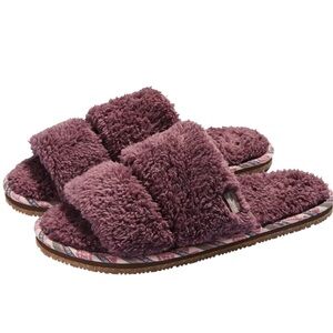 Feelgoodz Women's Equinox Sherpa Slippers NWT Size 8-9‎